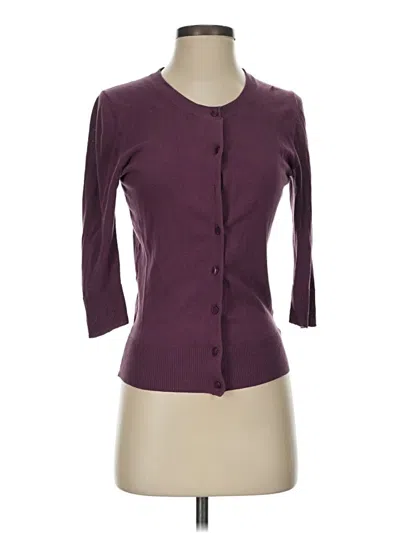 Pre-owned Merona Cardigan Sweater In Purple
