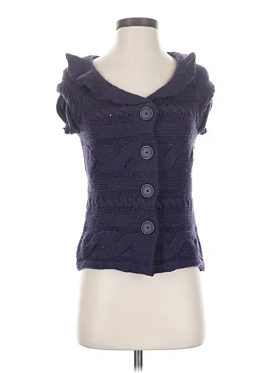 Pre-owned Merona Cardigan Sweater In Purple