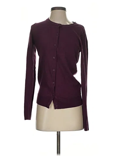 Pre-owned Merona Cardigan Sweater In Purple