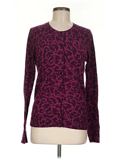 Pre-owned Merona Cardigan Sweater In Purple