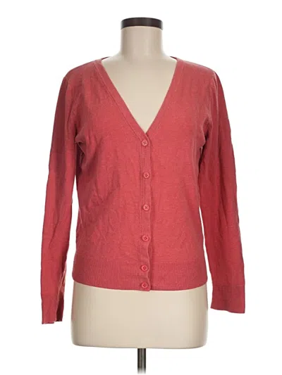 Pre-owned Merona Cardigan Sweater In Red
