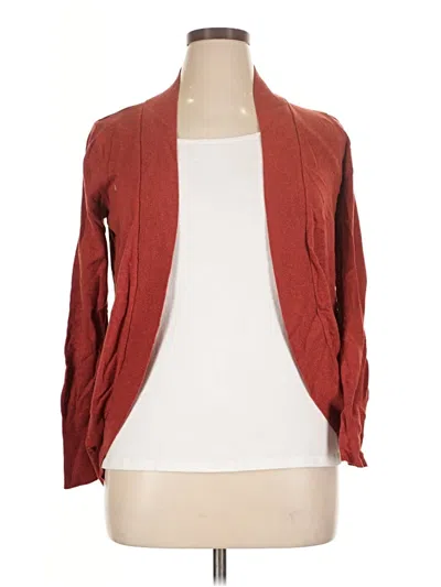 Pre-owned Merona Cardigan Sweater In Red