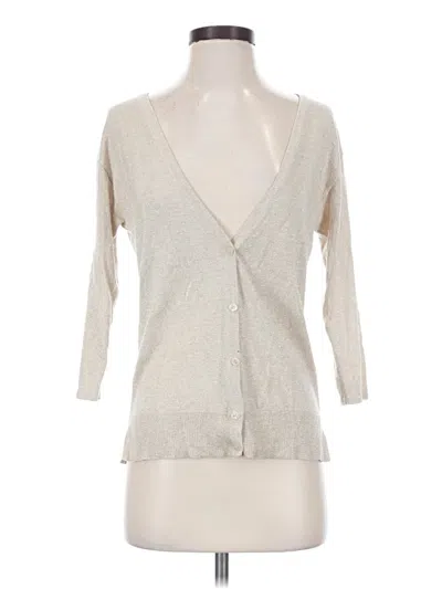 Pre-owned Merona Cardigan Sweater In Silver