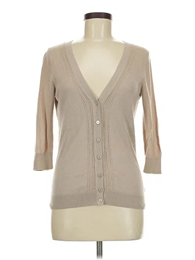 Pre-owned Merona Cardigan Sweater In Tan