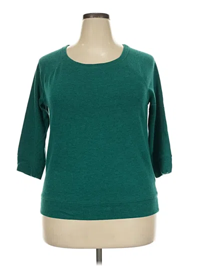 Pre-owned Merona Cardigan Sweater In Teal