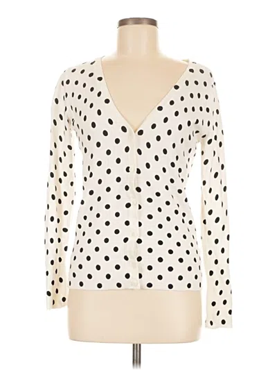 Pre-owned Merona Cardigan Sweater In White