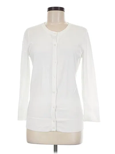 Pre-owned Merona Cardigan Sweater In White