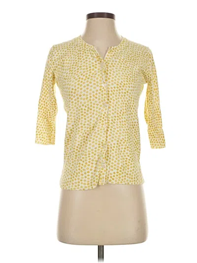 Pre-owned Merona Cardigan Sweater In Yellow