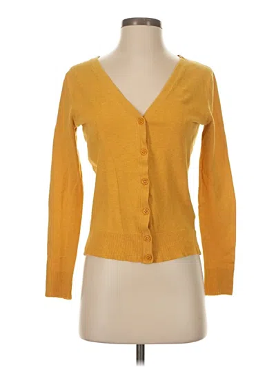 Pre-owned Merona Cardigan Sweater In Yellow