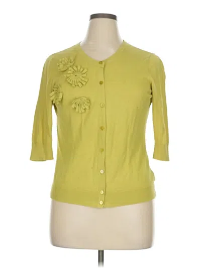 Pre-owned Merona Cardigan Sweater In Yellow