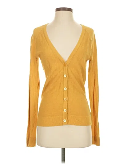 Pre-owned Merona Cardigan Sweater In Yellow