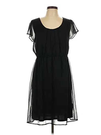 Pre-owned Merona Casual Dress In Black