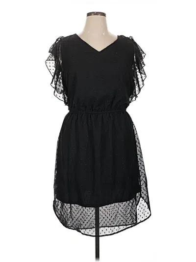 Pre-owned Merona Casual Dress In Black