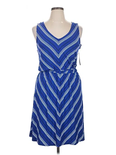 Pre-owned Merona Casual Dress In Blue