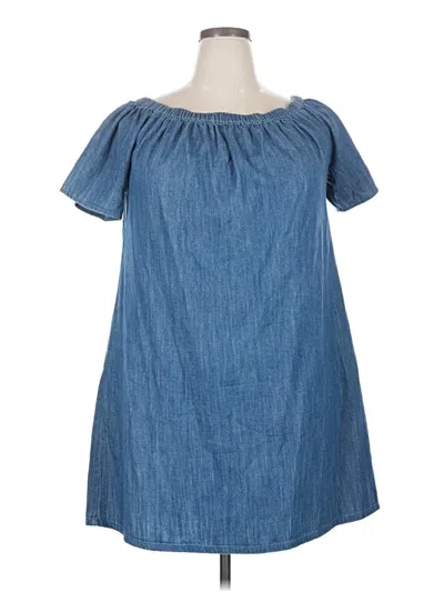 Pre-owned Merona Casual Dress In Blue