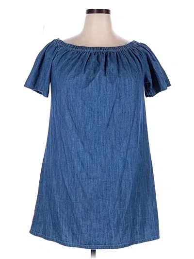 Pre-owned Merona Casual Dress In Blue