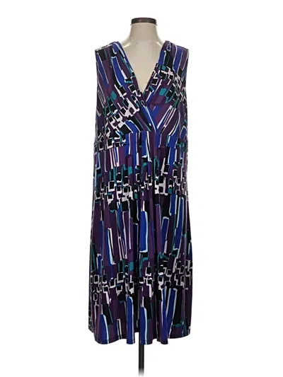 Pre-owned Merona Casual Dress In Blue
