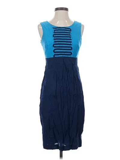 Pre-owned Merona Casual Dress In Blue