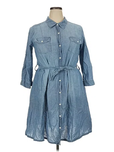 Pre-owned Merona Casual Dress In Blue