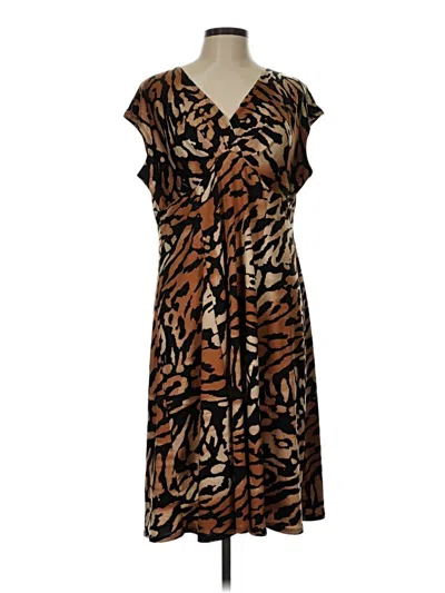 Pre-owned Merona Casual Dress In Brown