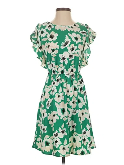 Pre-owned Merona Casual Dress In Green