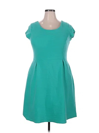 Pre-owned Merona Casual Dress In Green