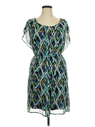 Pre-owned Merona Casual Dress In Green