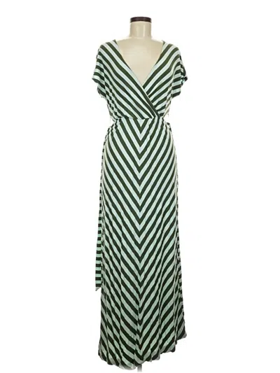 Pre-owned Merona Casual Dress In Green