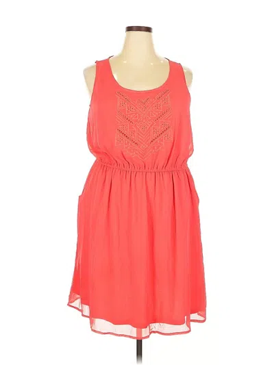 Pre-owned Merona Casual Dress In Orange