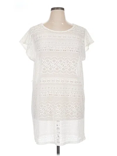 Pre-owned Merona Casual Dress In White