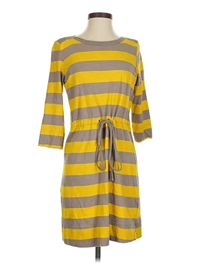 Pre-owned Merona Casual Dress In Yellow