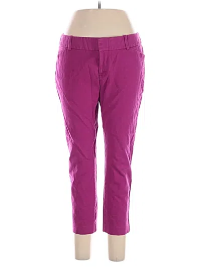Pre-owned Merona Casual Pants In Purple