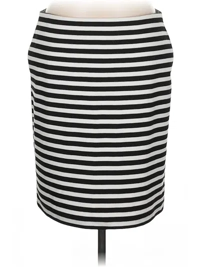 Pre-owned Merona Casual Skirt In Black