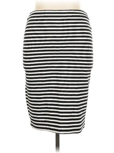 Pre-owned Merona Casual Skirt In Black