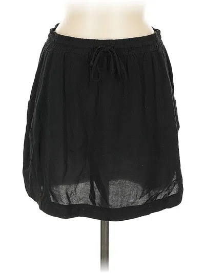 Pre-owned Merona Casual Skirt In Black