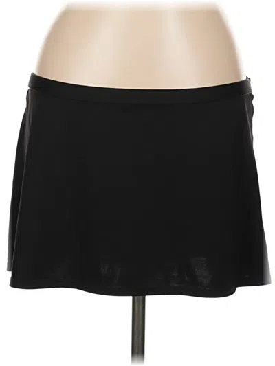 Pre-owned Merona Casual Skirt In Black