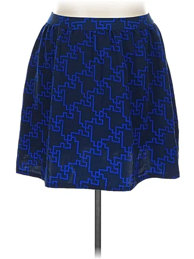 Pre-owned Merona Casual Skirt In Blue