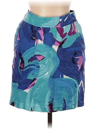 Pre-owned Merona Casual Skirt In Blue