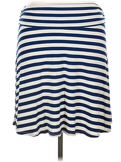 Pre-owned Merona Casual Skirt In Blue