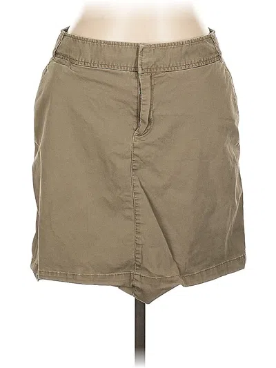 Pre-owned Merona Casual Skirt In Brown