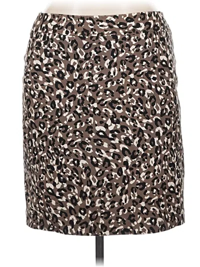 Pre-owned Merona Casual Skirt In Brown