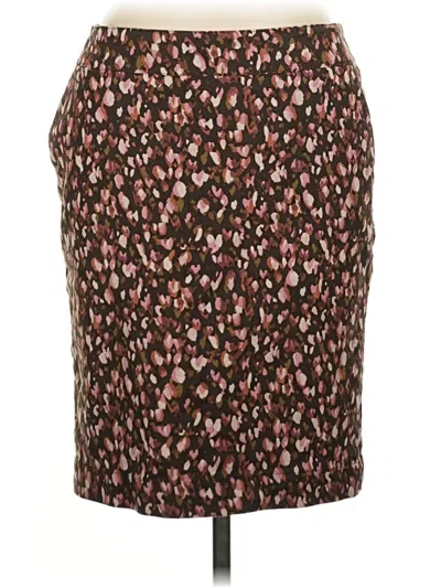 Pre-owned Merona Casual Skirt In Brown