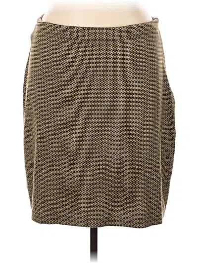 Pre-owned Merona Casual Skirt In Brown
