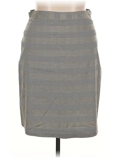 Pre-owned Merona Casual Skirt In Gray