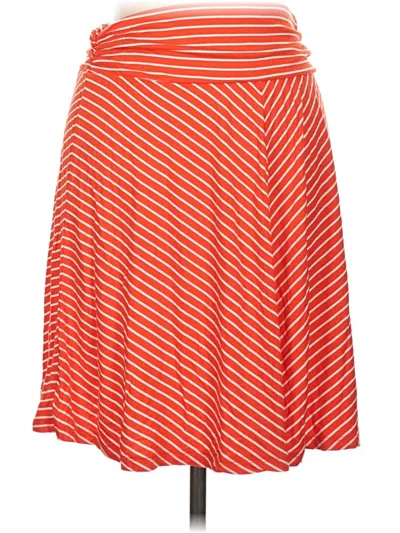 Pre-owned Merona Casual Skirt In Orange