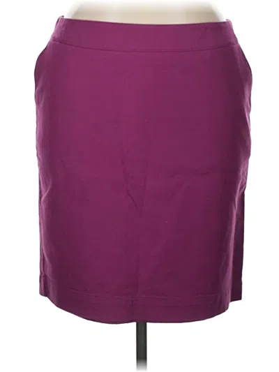 Pre-owned Merona Casual Skirt In Purple