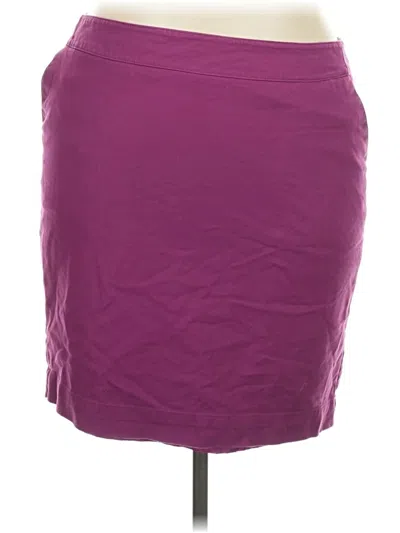 Pre-owned Merona Casual Skirt In Purple