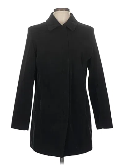 Pre-owned Merona Coat In Black