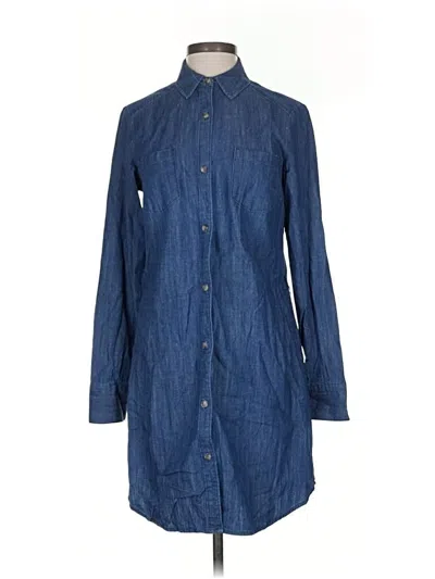 Pre-owned Merona Coat In Blue