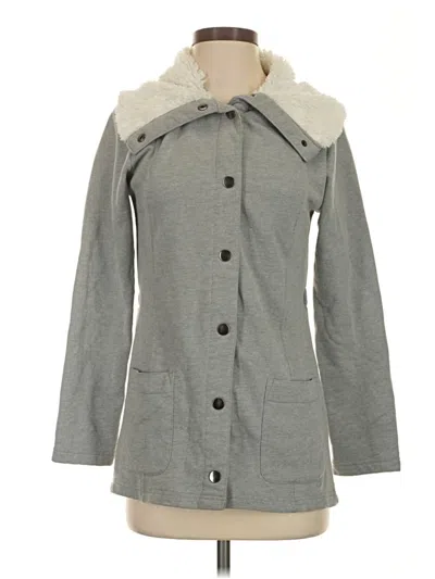 Pre-owned Merona Coat In Gray